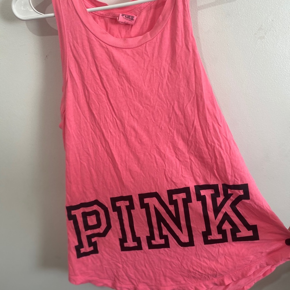 Pink tank top